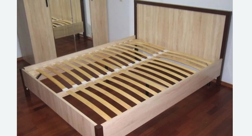 Сборка двухспальной кровати. Посёлок имени Свердлова