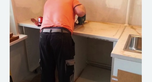 Сборка кухонного гарнитура. Посёлок имени Свердлова